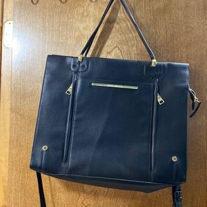 Steve Madden laptop satchel bag black